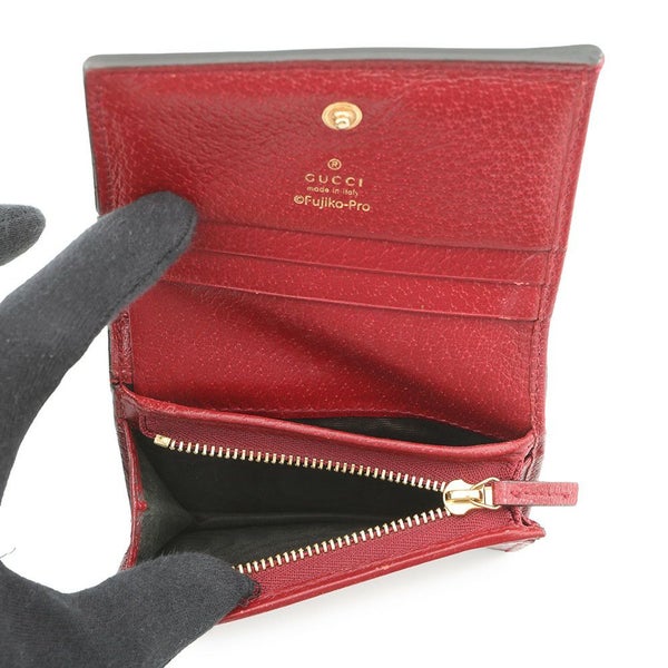 グッチ 財布 GGスプリーム ミニウォレット カードケース 647788 GUCCI コンパクトウォレット ドラえもん コラボ