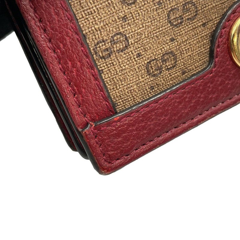 グッチ 財布 GGスプリーム ミニウォレット カードケース 647788 GUCCI コンパクトウォレット ドラえもん コラボ