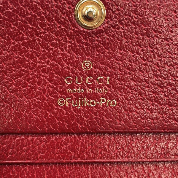 グッチ 財布 GGスプリーム ミニウォレット カードケース 647788 GUCCI コンパクトウォレット ドラえもん コラボ