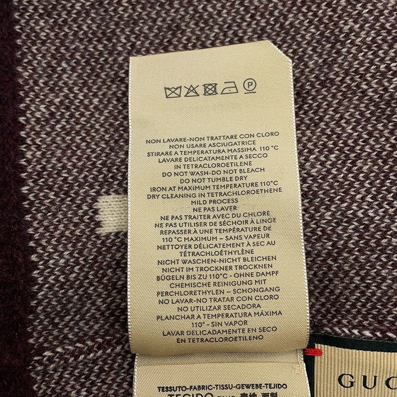 グッチ ニット帽 GGロゴ 676827 カシミヤ サイズＭ GUCCI 帽子