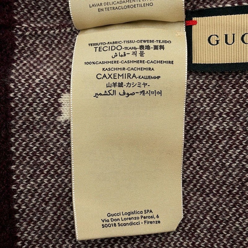 グッチ ニット帽 GGロゴ 676827 カシミヤ サイズＭ GUCCI 帽子