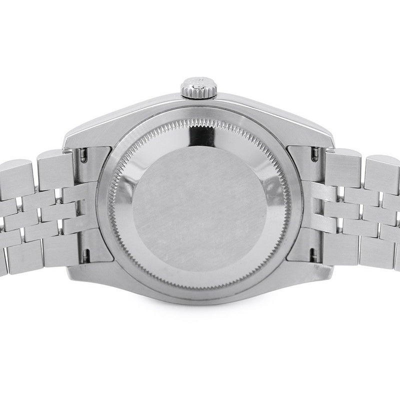 ロレックス デイトジャスト36 G番 SS/K18 116234 ROLEX 腕時計 ブラックコンセントリック文字盤