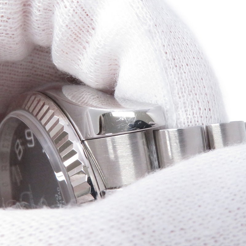 ロレックス デイトジャスト36 G番 SS/K18 116234 ROLEX 腕時計 ブラックコンセントリック文字盤