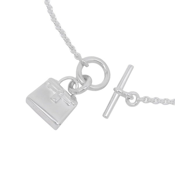 エルメス ネックレス アミュレット バーキン SV925シルバー HERMES ジュエリー ペンダント