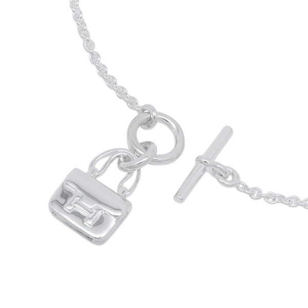 エルメス ネックレス アミュレット コンスタンス ペンダント ネックレス SV925シルバー HERMES ジュエリー
