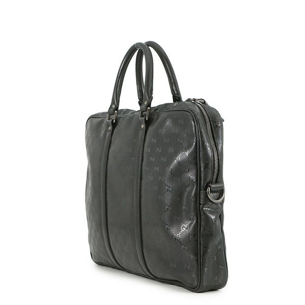 グッチ ビジネスバッグ GGインプリメ ブリーフケース レザー 201480 GUCCI ハンドバッグ 黒
