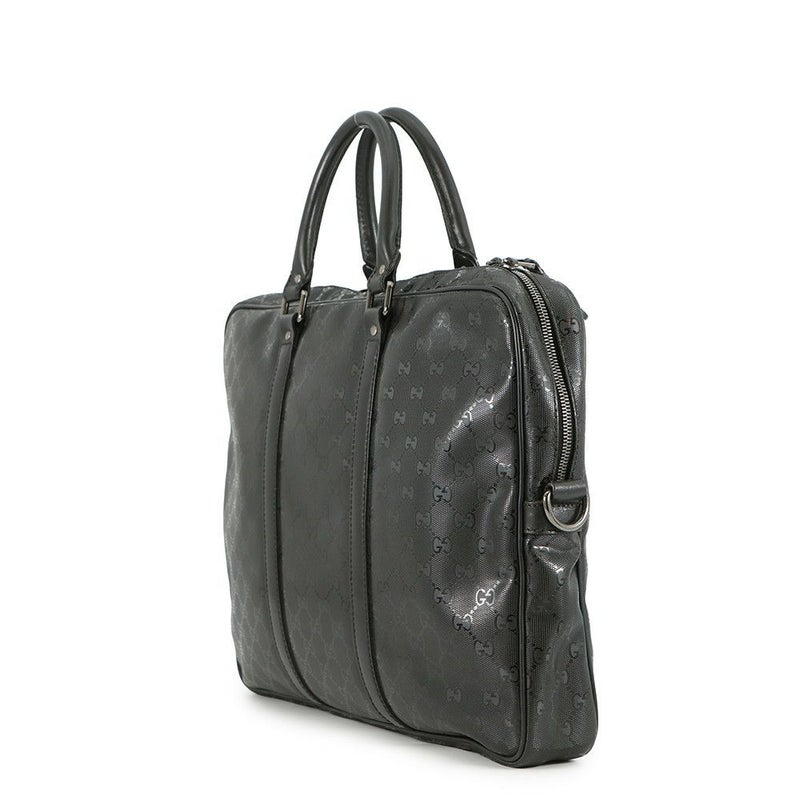グッチ ビジネスバッグ GGインプリメ ブリーフケース レザー 201480 GUCCI ハンドバッグ 黒