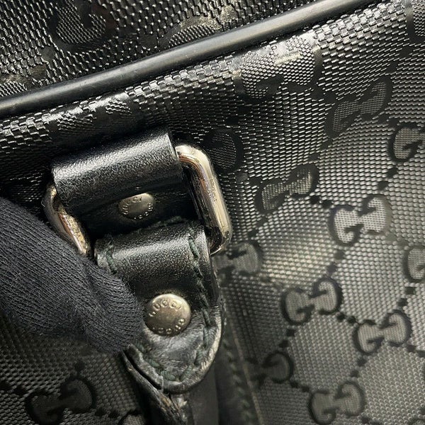 グッチ ビジネスバッグ GGインプリメ ブリーフケース レザー 201480 GUCCI ハンドバッグ 黒