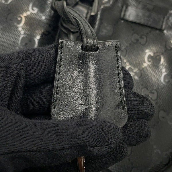 グッチ ビジネスバッグ GGインプリメ ブリーフケース レザー 201480 GUCCI ハンドバッグ 黒