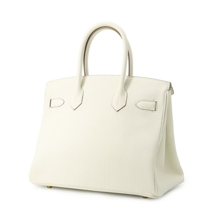 エルメス バーキン30 マッシュルーム/ゴールド金具 トゴ B刻印 HERMES Birkin ハンドバッグ