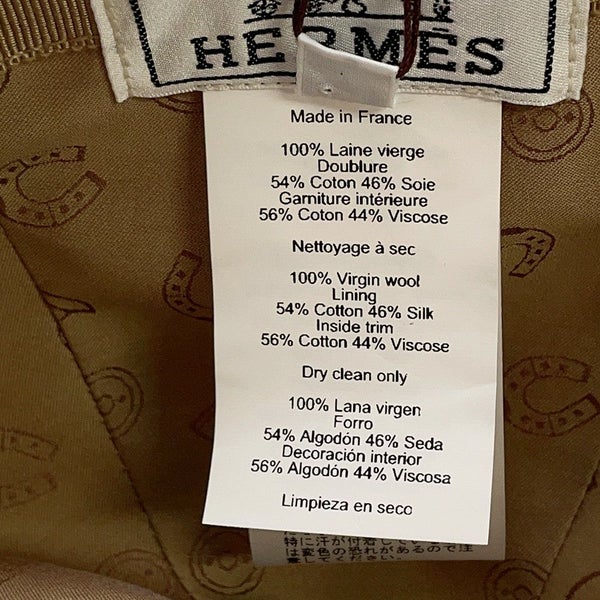 エルメス キャップ セレナ・ジャンプ ウール サイズ59 HERMES 帽子 キャスケット