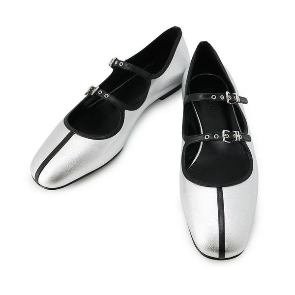 エルメス バレエシューズ リリア レディースサイズ37 1/2 HERMES 靴