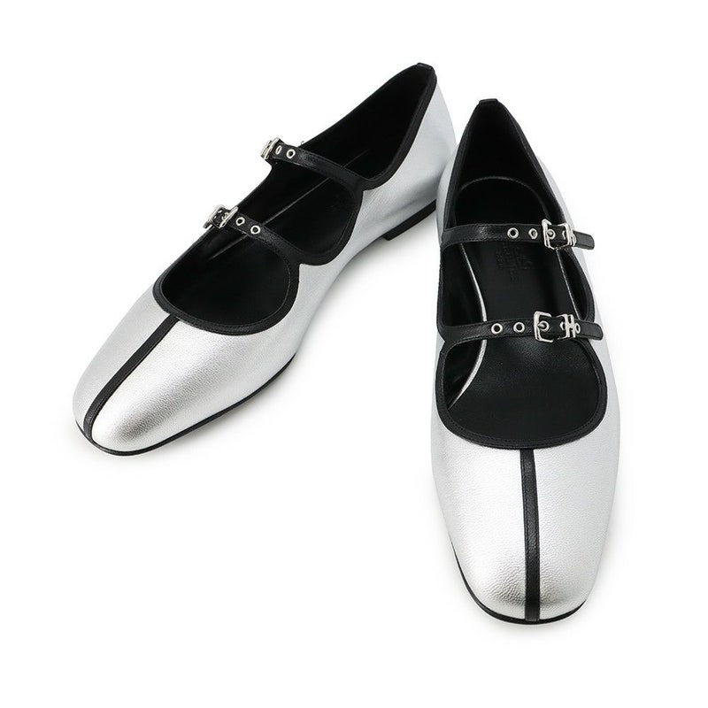 エルメス バレエシューズ リリア レディースサイズ37 1/2 HERMES 靴