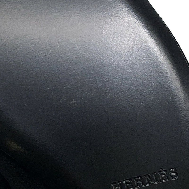 エルメス パンプス ジェーン ベロア レディースサイズ37 1/2 HERMES 靴 黒