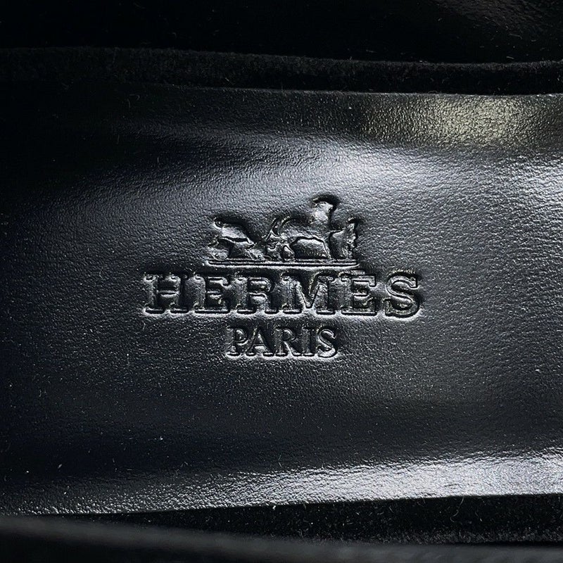 エルメス パンプス ジェーン ベロア レディースサイズ37 1/2 HERMES 靴 黒