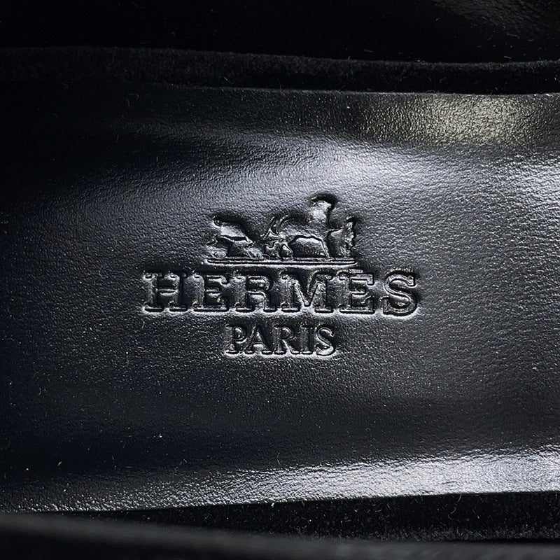 エルメス パンプス ジェーン ベロア レディースサイズ37 1/2 HERMES 靴 黒