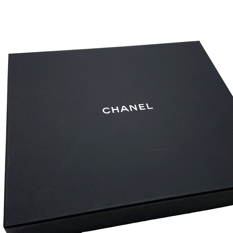シャネル マフラー ココマーク カシミヤ CHANEL ストール 黒 白