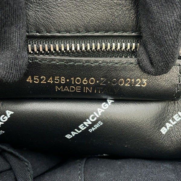 バレンシアガ ハンドバッグ バザール ショッパー XS 452458 BALENCIAGA 2wayショルダーバッグ 黒