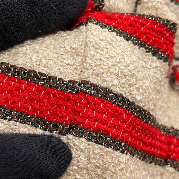 シャネル ジャケット ツイード ストライプ レディースサイズ42 P33189 CHANEL アパレル アウター