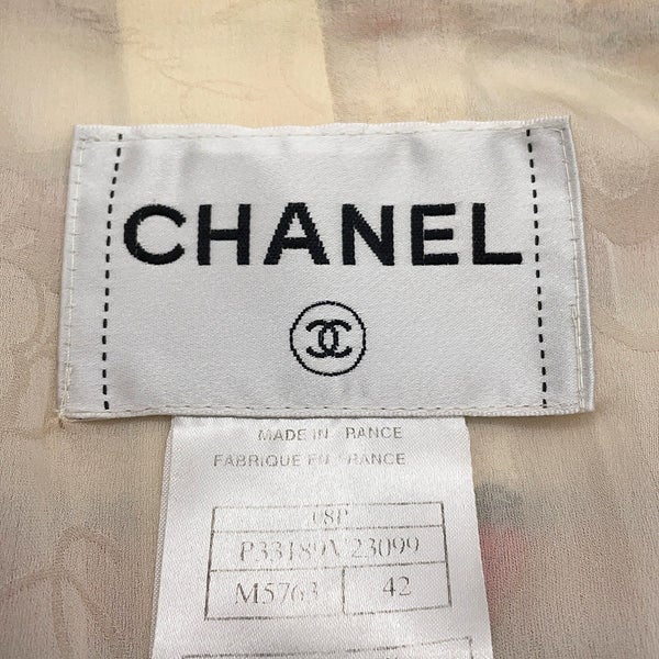 シャネル ジャケット ツイード ストライプ レディースサイズ42 P33189 CHANEL アパレル アウター