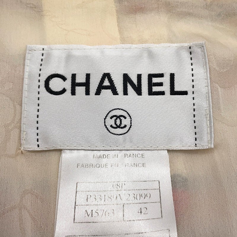 シャネル ジャケット ツイード ストライプ レディースサイズ42 P33189 CHANEL アパレル アウター