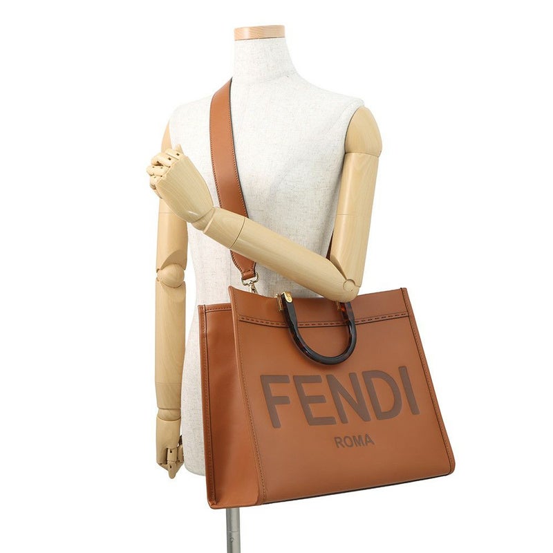 フェンディ トートバッグ サンシャイン ミディアム カーフレザー 8BH386 FENDI 2wayショルダーバッグ