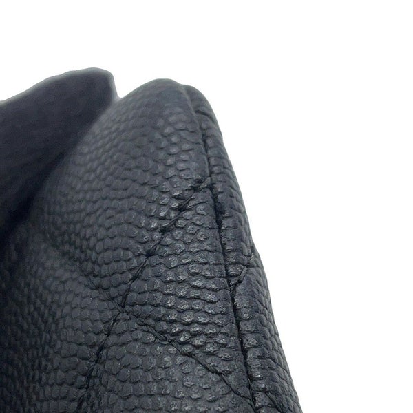 シャネル コインケース マトラッセ ココマーク キャビアスキン AP2061 CHANEL 財布 小銭入れ 黒