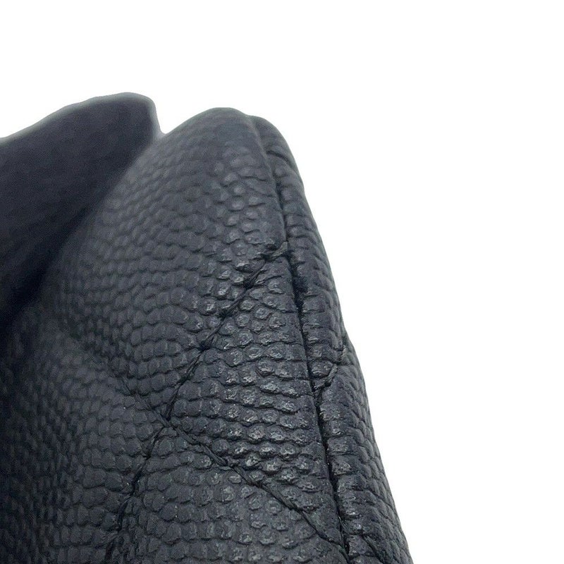 シャネル コインケース マトラッセ ココマーク キャビアスキン AP2061 CHANEL 財布 小銭入れ 黒