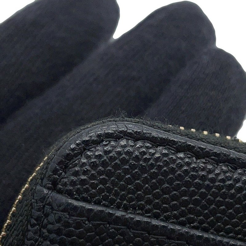 シャネル コインケース マトラッセ ココマーク キャビアスキン AP2061 CHANEL 財布 小銭入れ 黒