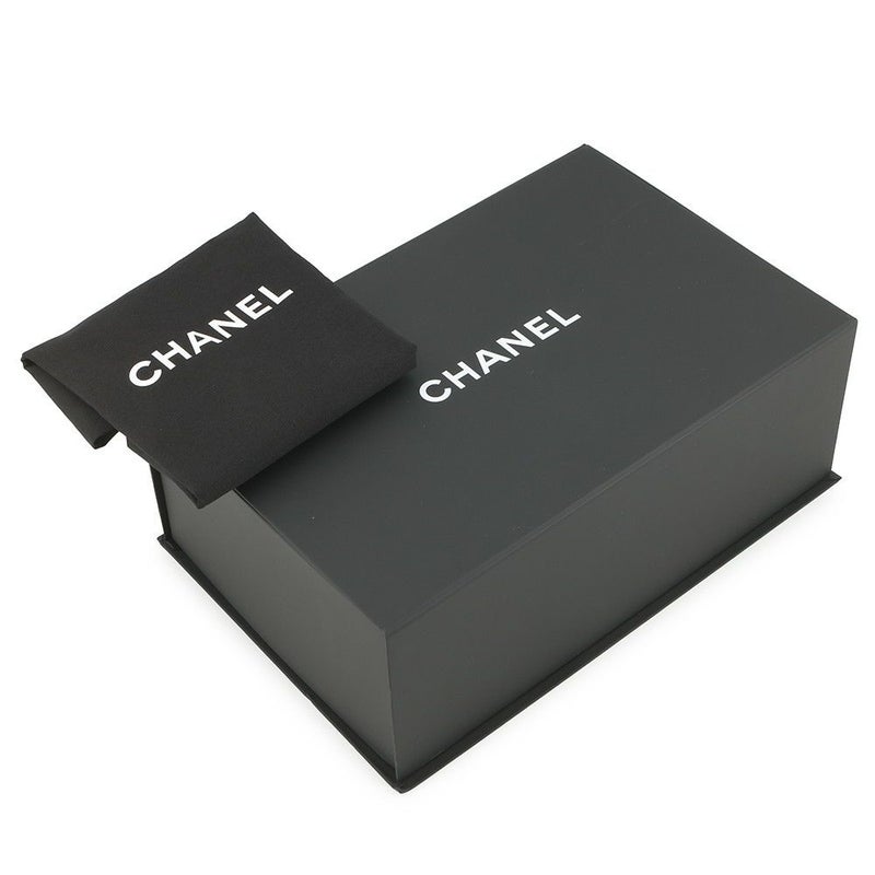 シャネル チェーンショルダーバッグ マトラッセ ココマーク トップハンドル ミニ ラムスキン AS2431 黒