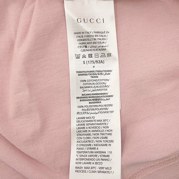 グッチ Ｔシャツ エンブロイダリー コットンジャージー コットン メンズサイズS 796395 GUCCI