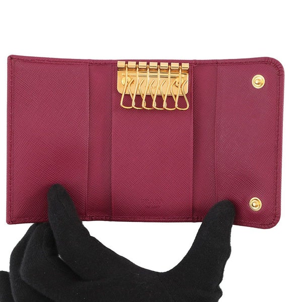 プラダ キーケース サフィアーノ 6連 レザー 1M0222 PRADA