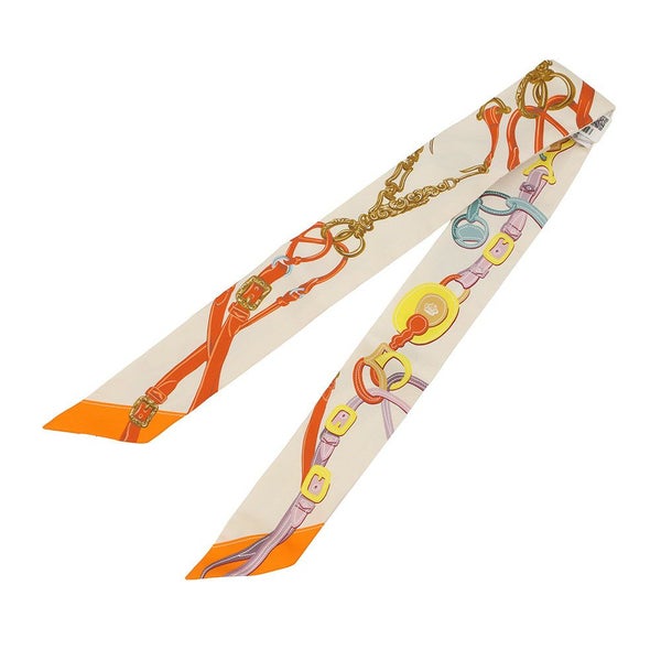 エルメス スカーフ ツイリー ブリッド・ドゥ・ガラアップリケピケ HERMES シルク 2023春夏