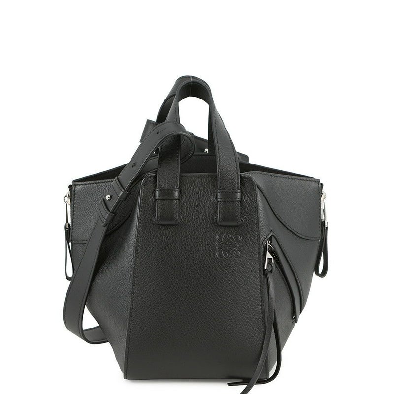 ロエベ ハンドバッグ ハンモックバッグ コンパクト クラシックカーフレザー A538H13X10 LOEWE 2way 黒