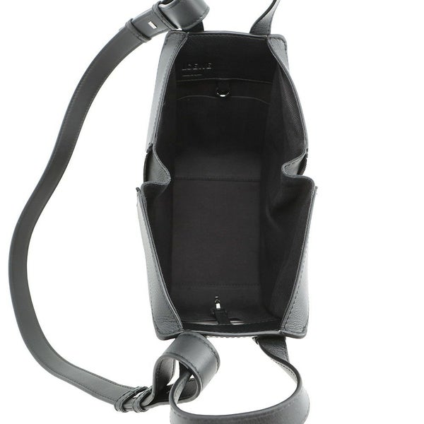 ロエベ ハンドバッグ ハンモックバッグ コンパクト クラシックカーフレザー A538H13X10 LOEWE 2way 黒