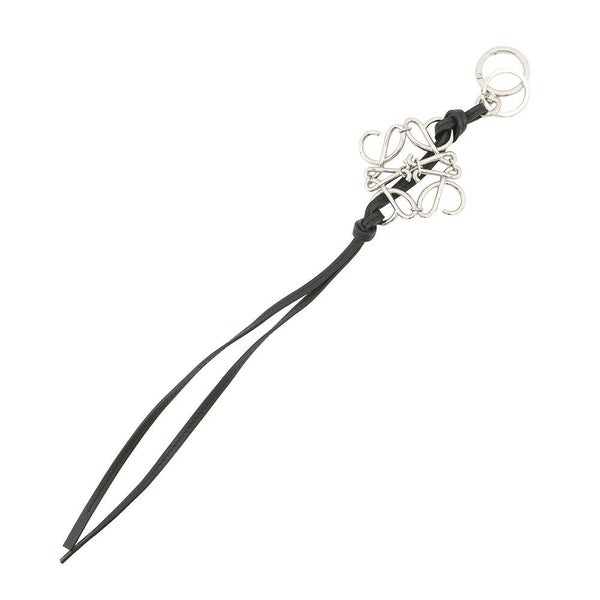 ロエベ バッグチャーム アナグラム レザー C821232X02 LOEWE 黒