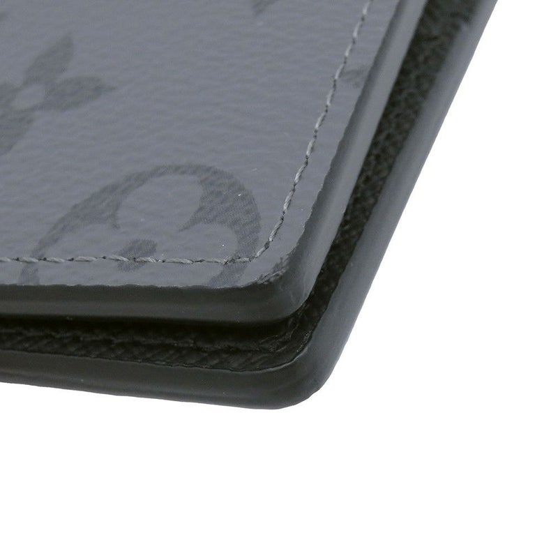 ルイヴィトン 二つ折り財布 モノグラム・エクリプス リバース ポルトフォイユ・スレンダー M80906 LOUIS VUITTON ブラック 黒