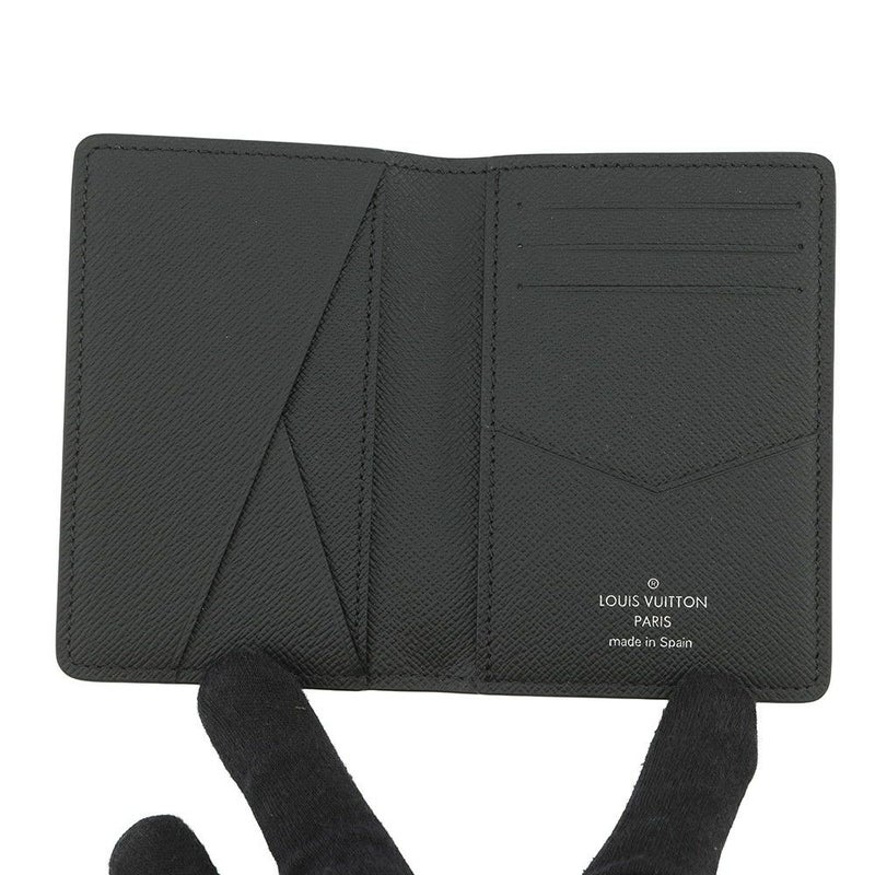 ルイヴィトン カードケース モノグラム・エクリプス オーガナイザー・ドゥ ポッシュ M61696 LOUIS VUITTON 名刺入れ メンズ 黒