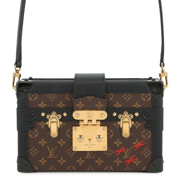 ルイヴィトン ショルダーバッグ モノグラム プティット・マル M45943 LOUIS VUITTON 2wayクラッチバッグ ブラック 黒
