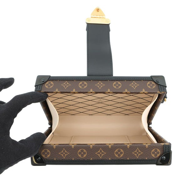 ルイヴィトン ショルダーバッグ モノグラム プティット・マル M45943 LOUIS VUITTON 2wayクラッチバッグ ブラック 黒