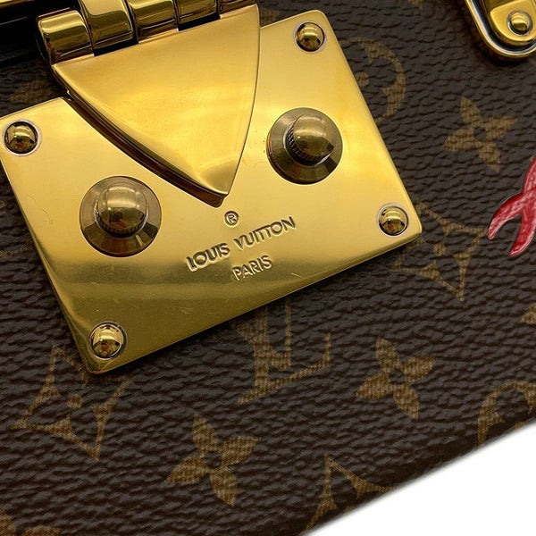 ルイヴィトン ショルダーバッグ モノグラム プティット・マル M45943 LOUIS VUITTON 2wayクラッチバッグ ブラック 黒