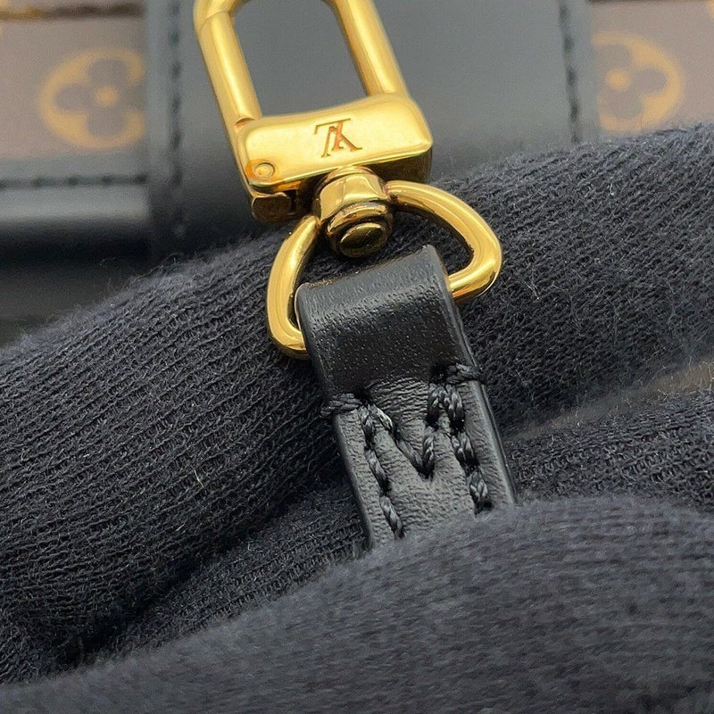 ルイヴィトン ショルダーバッグ モノグラム プティット・マル M45943 LOUIS VUITTON 2wayクラッチバッグ ブラック 黒