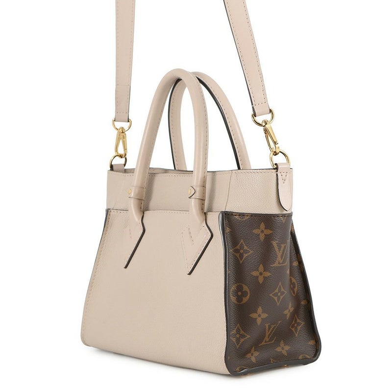 ルイヴィトン ハンドバッグ モノグラム/カーフレザー オンマイサイドPM M57729 LOUIS VUITTON 2wayショルダーバッグ