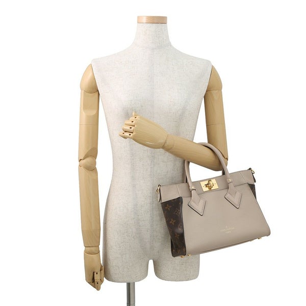 ルイヴィトン ハンドバッグ モノグラム/カーフレザー オンマイサイドPM M57729 LOUIS VUITTON 2wayショルダーバッグ