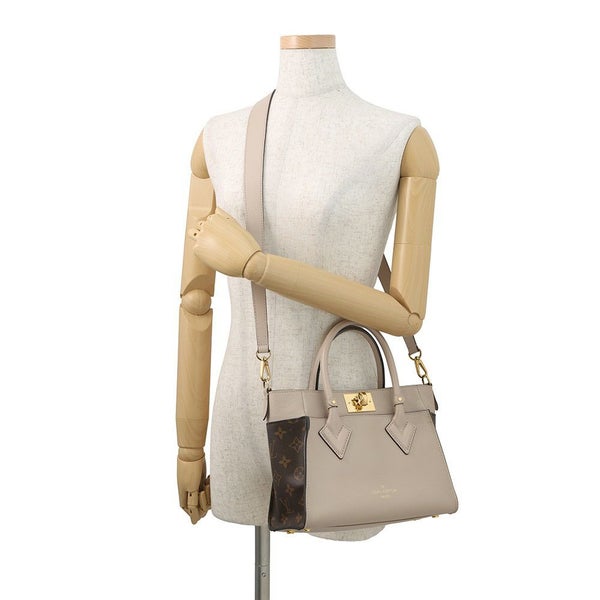 ルイヴィトン ハンドバッグ モノグラム/カーフレザー オンマイサイドPM M57729 LOUIS VUITTON 2wayショルダーバッグ