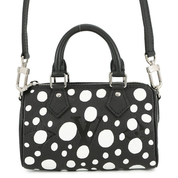 ルイヴィトン ハンドバッグ モノグラム・アンプラント/インフィニティ ドット LV × YK ナノ・スピーディ M81910 2way 草間彌生