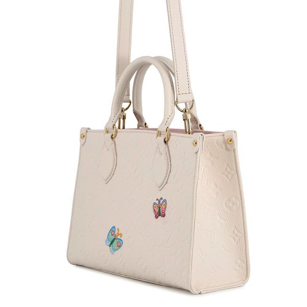 ルイヴィトン ハンドバッグ モノグラム・アンプラント LV × YK オンザゴーPM フラワー M21732 草間彌生