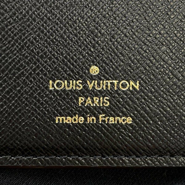 ルイヴィトン 二つ折り財布 モノグラム/モノグラム・リバース ポルトフォイユ・ルー M81461 LOUIS VUITTON 黒