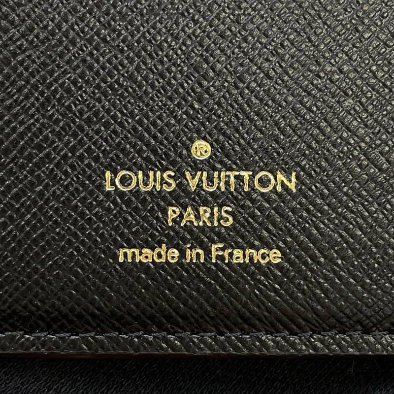 ルイヴィトン 二つ折り財布 モノグラム/モノグラム・リバース ポルトフォイユ・ルー M81461 LOUIS VUITTON 黒
