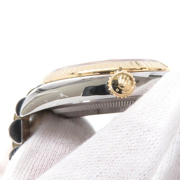 ロレックス デイトジャスト2 36 126233 ランダムシリアル ルーレット ROLEX 腕時計 黒文字盤 10Pダイヤ